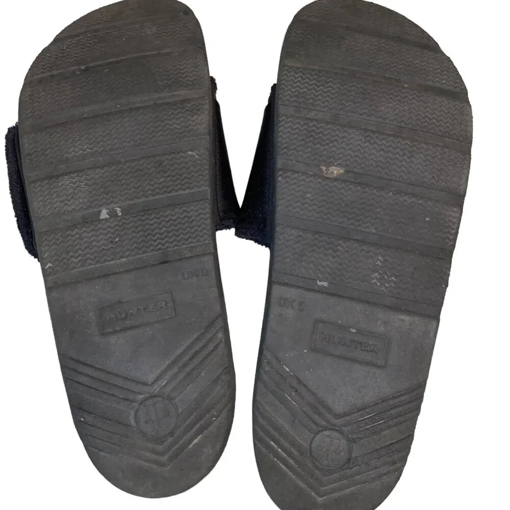 Hunter Slides US 9 Black UK 8